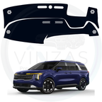 Black custom car dashboard cover For Carnival 

