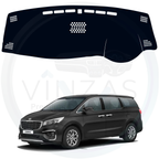 Black custom car dashboard cover For Carnival 2020 To 2023