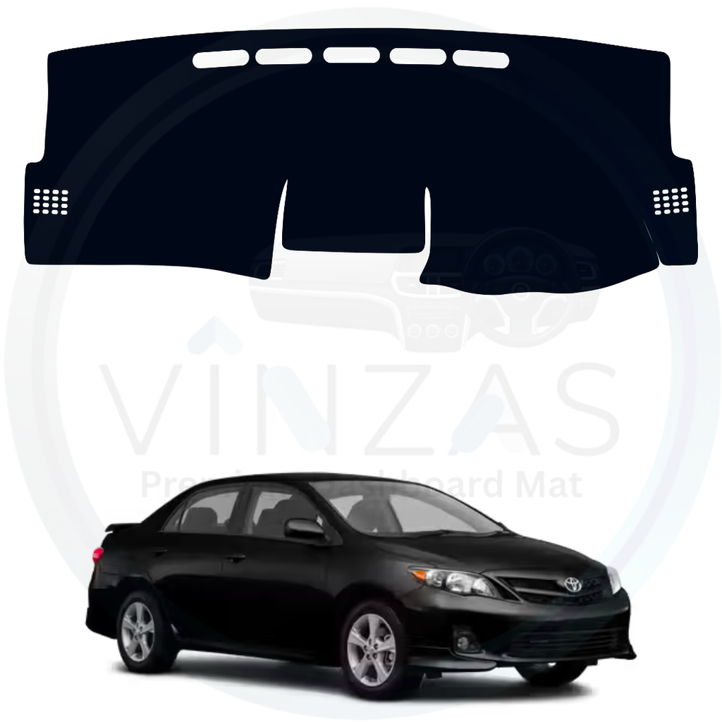 Black custom car dashboard cover For Corolla Altis
