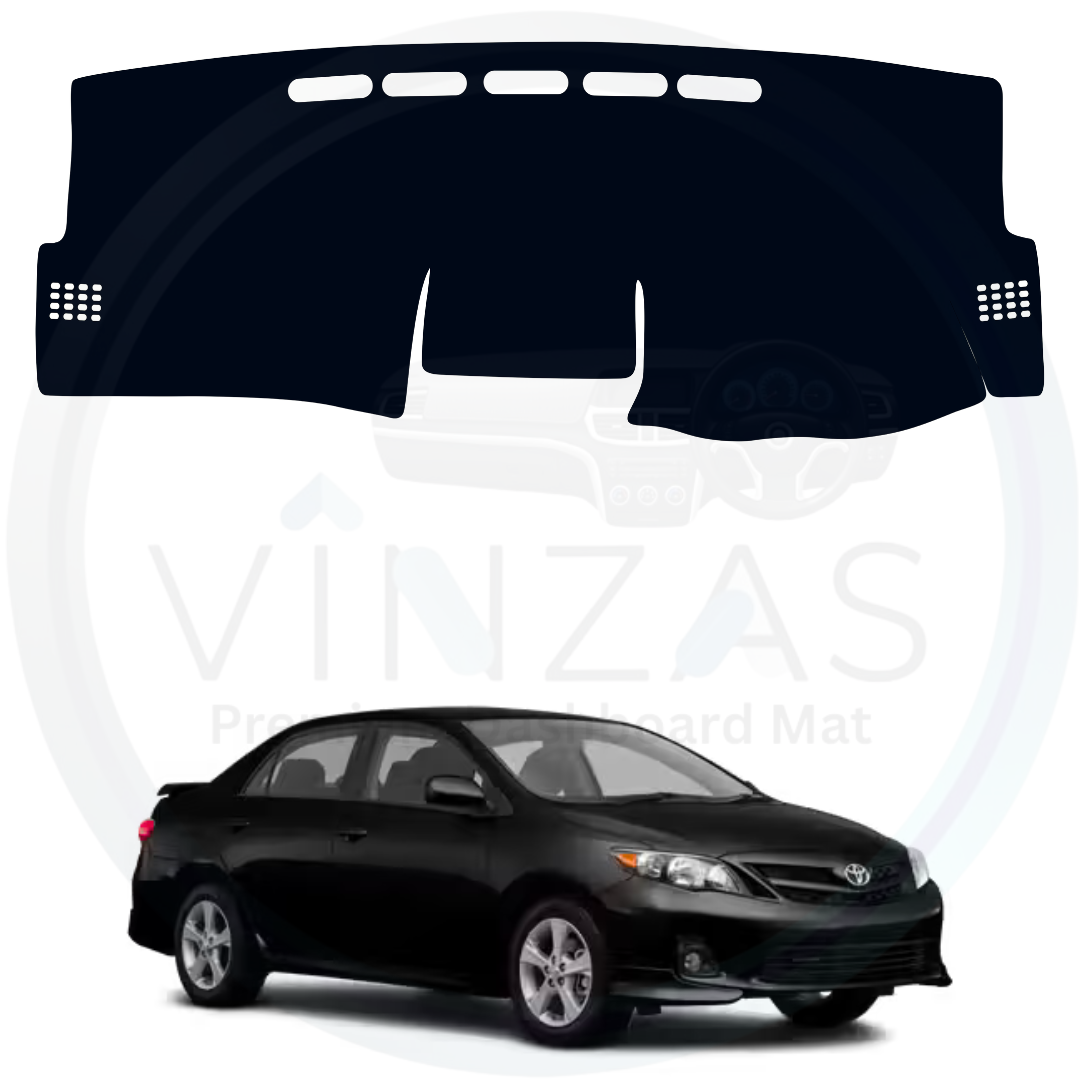 Black custom car dashboard cover For Corolla Altis
