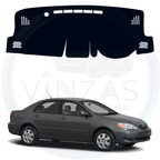Black custom car dashboard cover For Corolla Altis 2003 To 2007
