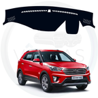Black custom car dashboard cover For Creta 2015 To 2019