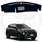 Black custom car dashboard cover For Creta N Line