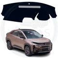 Black custom car dashboard cover For Curvv 
