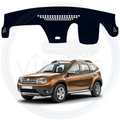 Black custom car dashboard cover For Duster 
