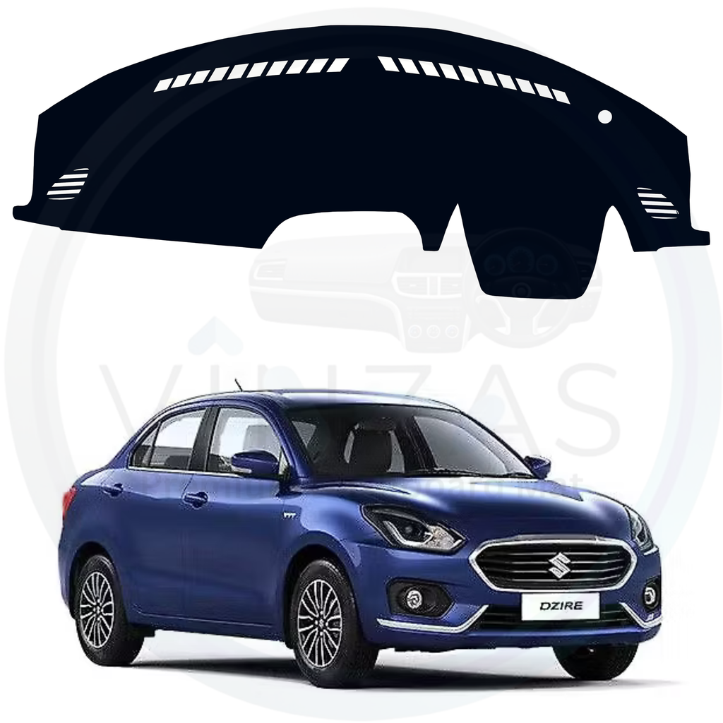 Black custom car dashboard cover For Dzire 
