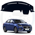 Black custom car dashboard cover For Dzire 
