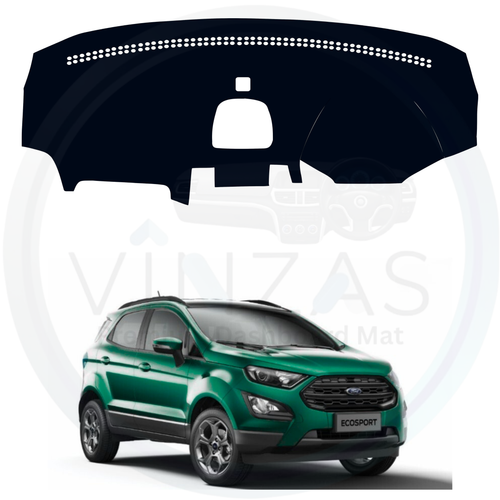 Black custom car dashboard cover For EcoSport 