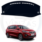 Black custom car dashboard cover For Ertiga
