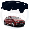 Black custom car dashboard cover For Glanza

