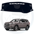 Black custom car dashboard cover For Gloster 
