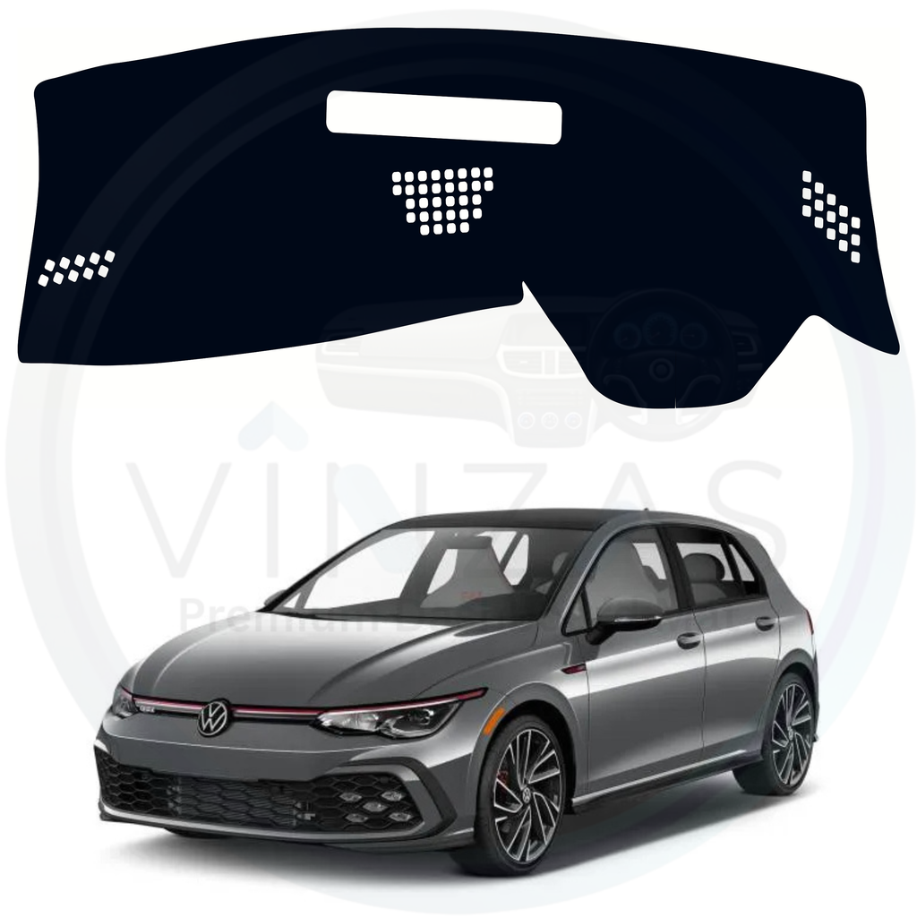 Black custom car dashboard cover For Golf GTI 
