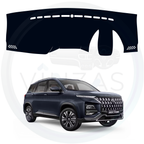 Black custom car dashboard cover For Hector 2019 To 2023
