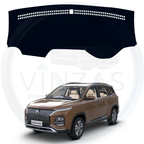 Black custom car dashboard cover For Hector Plus
