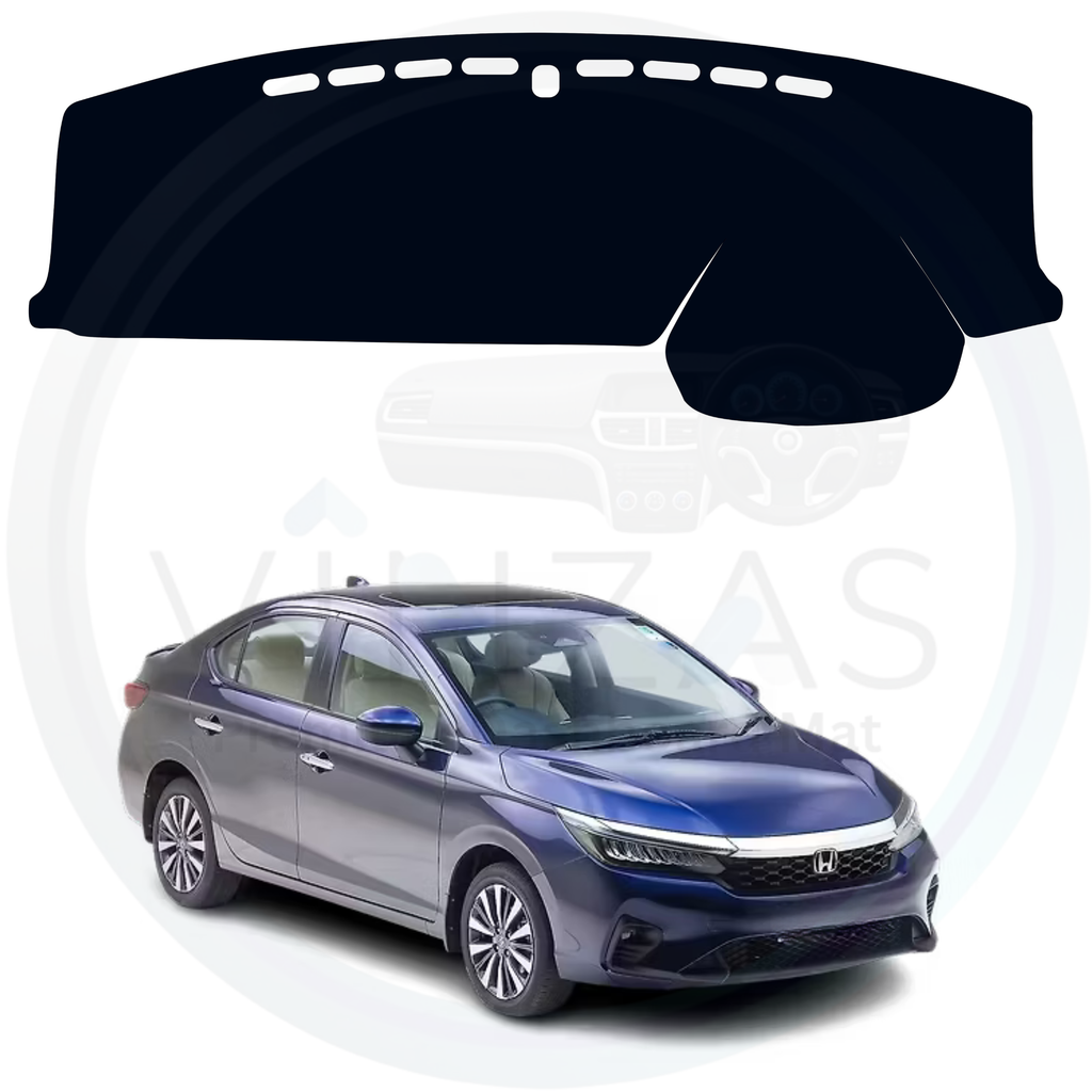 Black custom car dashboard cover For Honda City