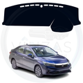 Black custom car dashboard cover For Honda City