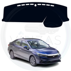 Black custom car dashboard cover For Honda City