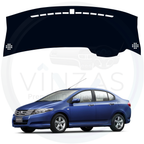 Black custom car dashboard cover For Honda City 2008 To 2014