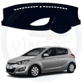 Black custom car dashboard cover For I20 2008 To 2014