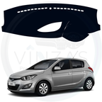 Black custom car dashboard cover For I20 2008 To 2014
