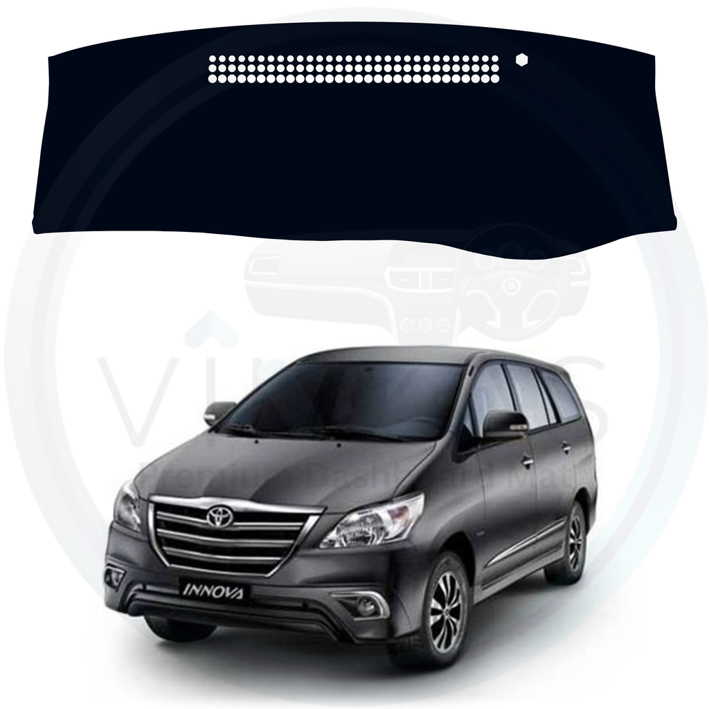 Black custom car dashboard cover For Innova

