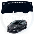 Black custom car dashboard cover For Jazz 