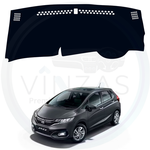 Black custom car dashboard cover For Jazz 
