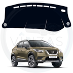 Black custom car dashboard cover For Kicks 