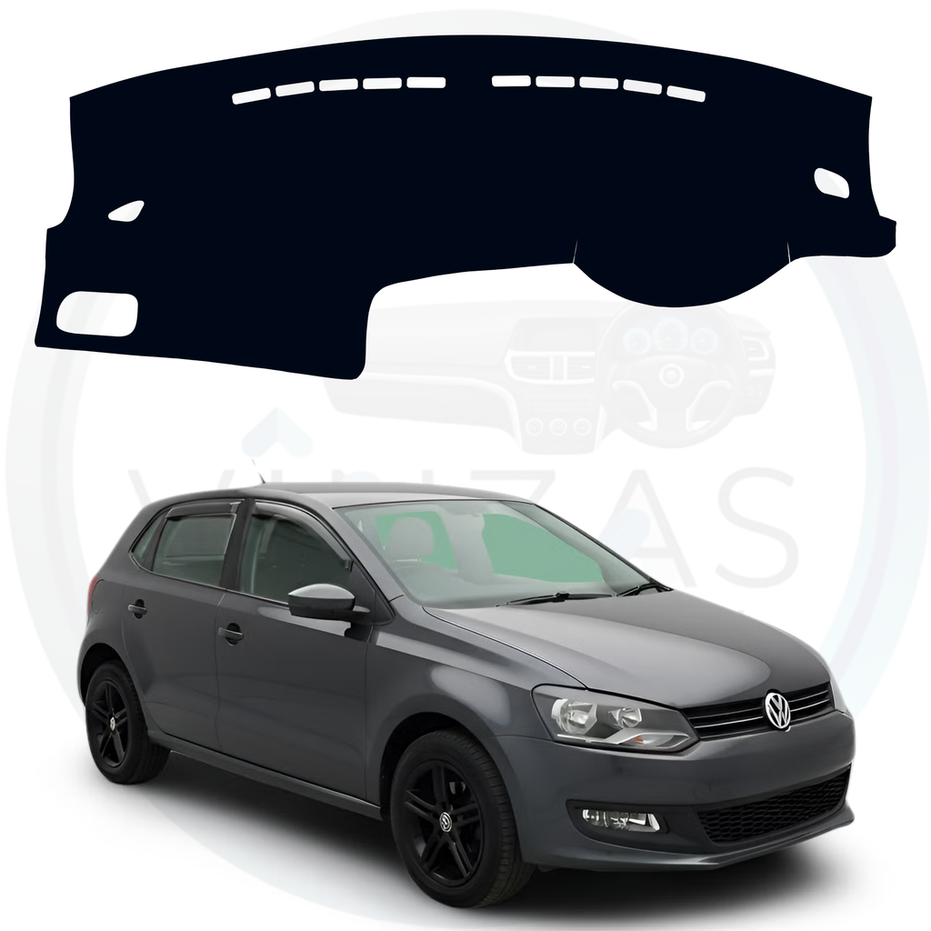 Black custom car dashboard cover For Polo
