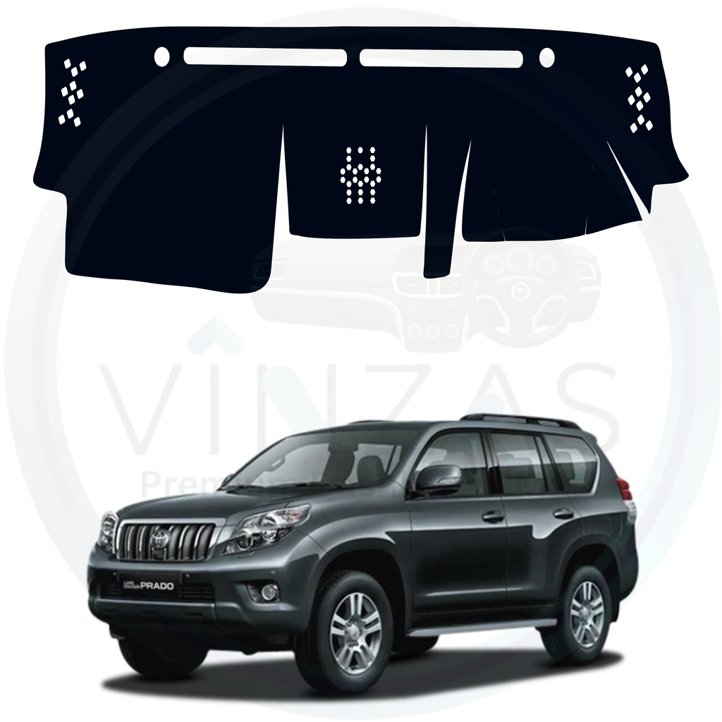 Black custom car dashboard cover For Prado 
