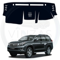 Black custom car dashboard cover For Prado 
