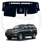 Black custom car dashboard cover For Prado 
