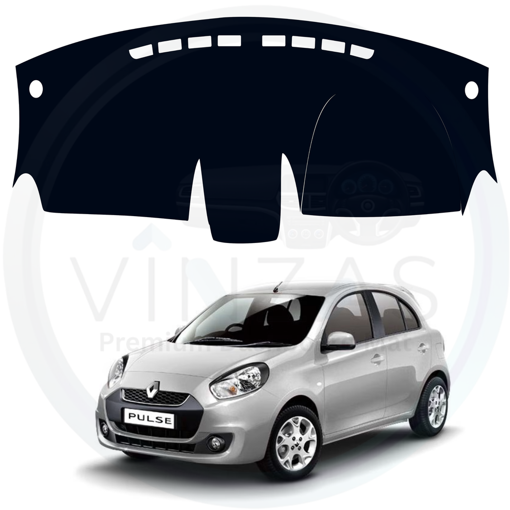 Black custom car dashboard cover For Pulse 
