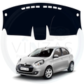 Black custom car dashboard cover For Pulse 
