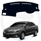 Black custom car dashboard cover For Rapid 
