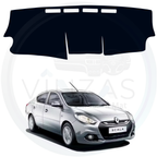 Black custom car dashboard cover For Scala 
