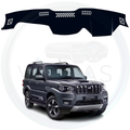 Black custom car dashboard cover For Scorpio S