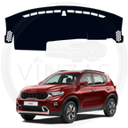 Black custom car dashboard cover For Sonet
