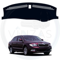 Black custom car dashboard cover For Superb 2009 To 2016
