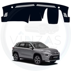 Black custom car dashboard cover For Urban Cruiser Hyryder
