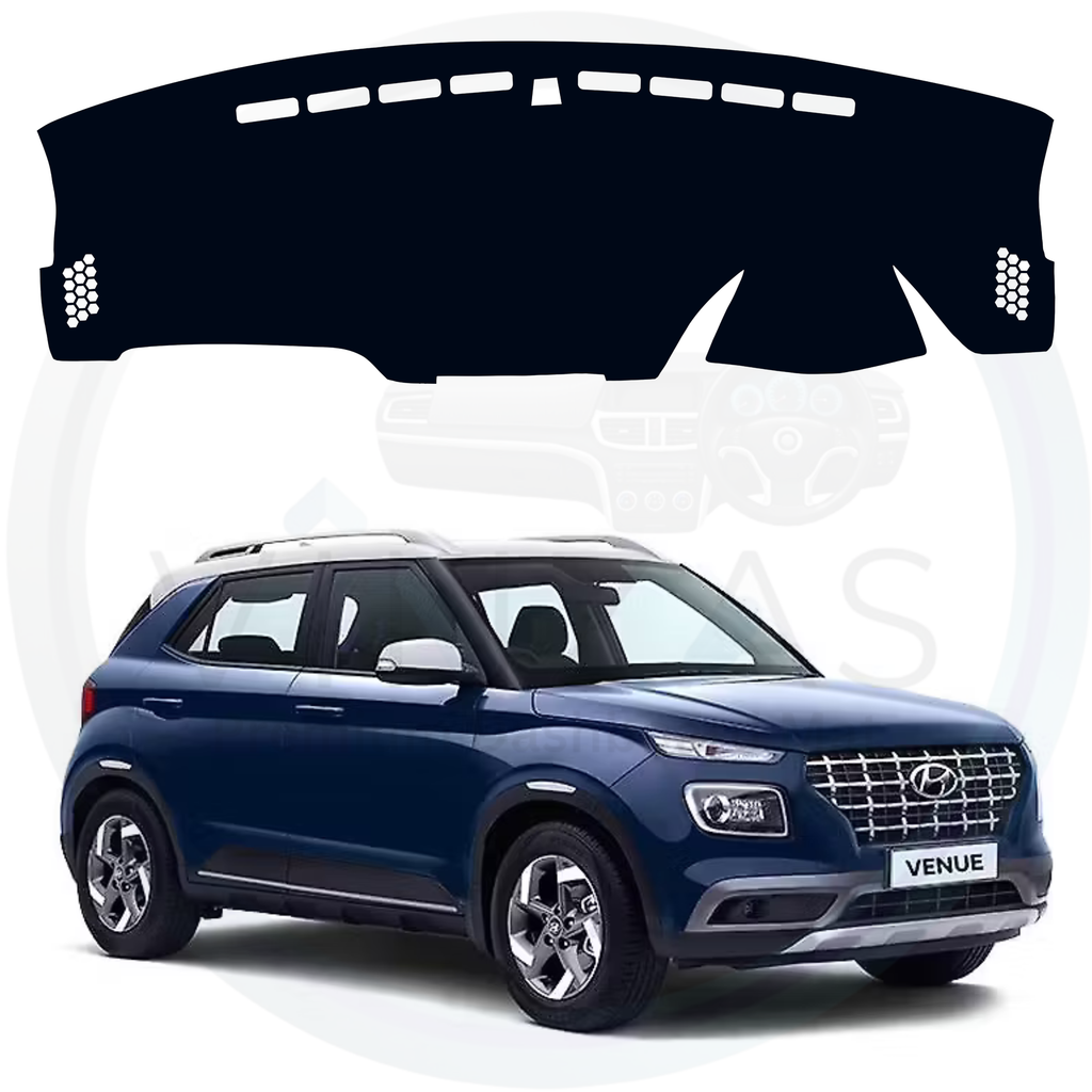 Black custom car dashboard cover For Venue 
