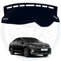 Black custom car dashboard cover For Virtus