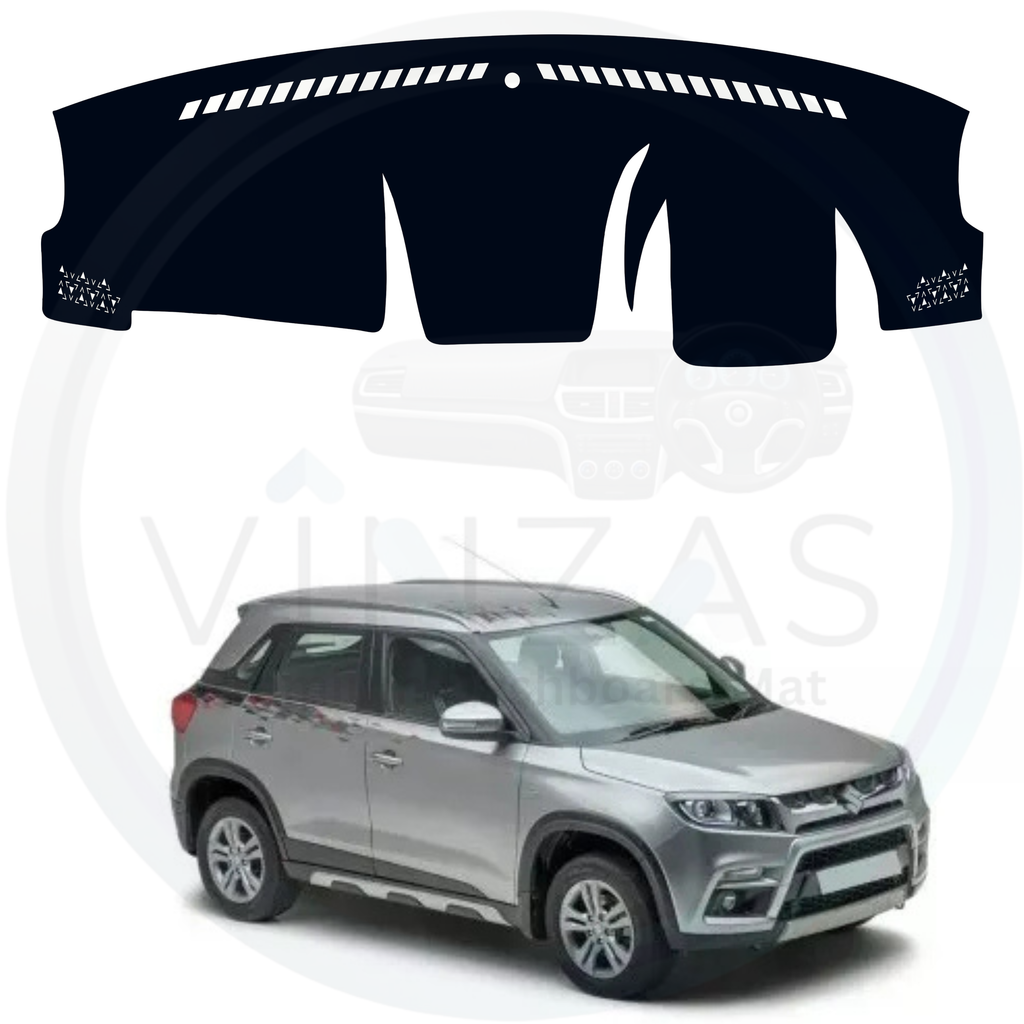 Black custom car dashboard cover For Vitara Brezza