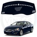 Black custom car dashboard cover For Volvo S60