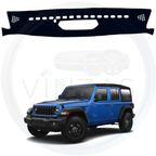 Black custom car dashboard cover For Wrangler 
