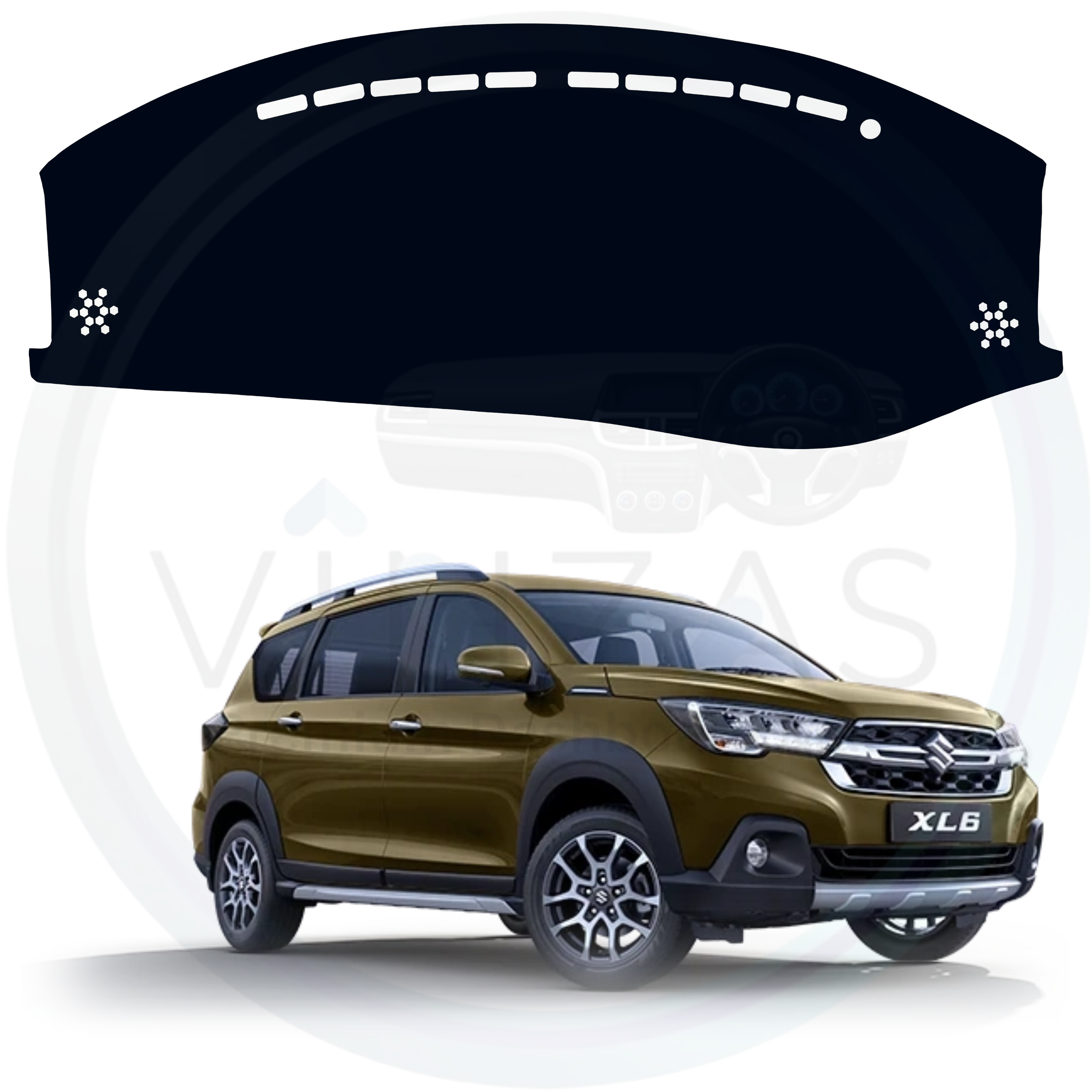 Black custom car dashboard cover For XL6
