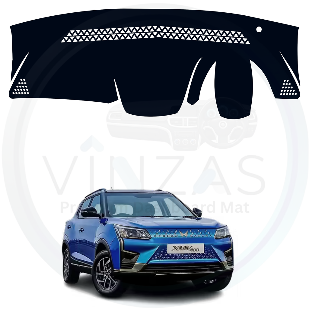 Black custom car dashboard cover For XUV400 EV

