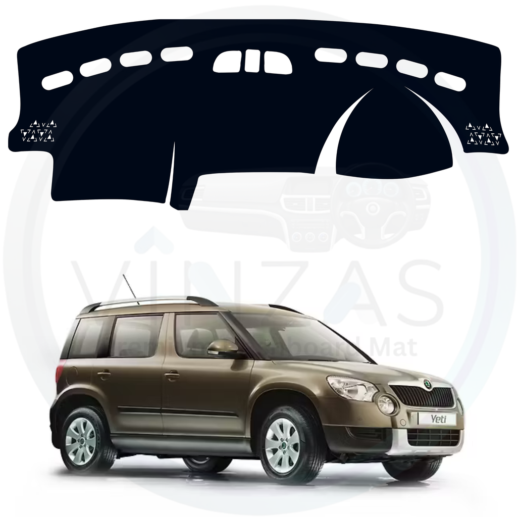 Black custom car dashboard cover For Yeti 
