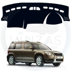 Black custom car dashboard cover For Yeti 
