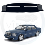 Black custom car dashboard cover /mat For Mercedes-Benz W124 1984 To 1997